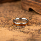 Hammered Finish With Whiskey Barrel Inlay