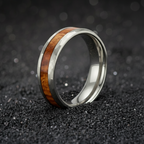 Hammered Finish With Whiskey Barrel Inlay