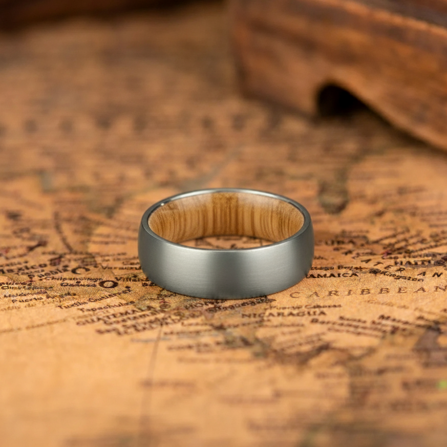 Domed Finish With Whiskey Barrel Liner